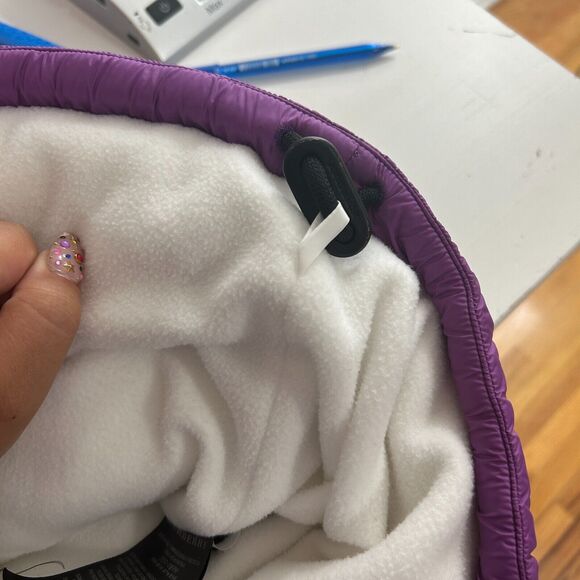 RARE Burberry Rainbow Stripe Down Filled Quilted Puffer Vest Concealed Zip S - Picture 12 of 15